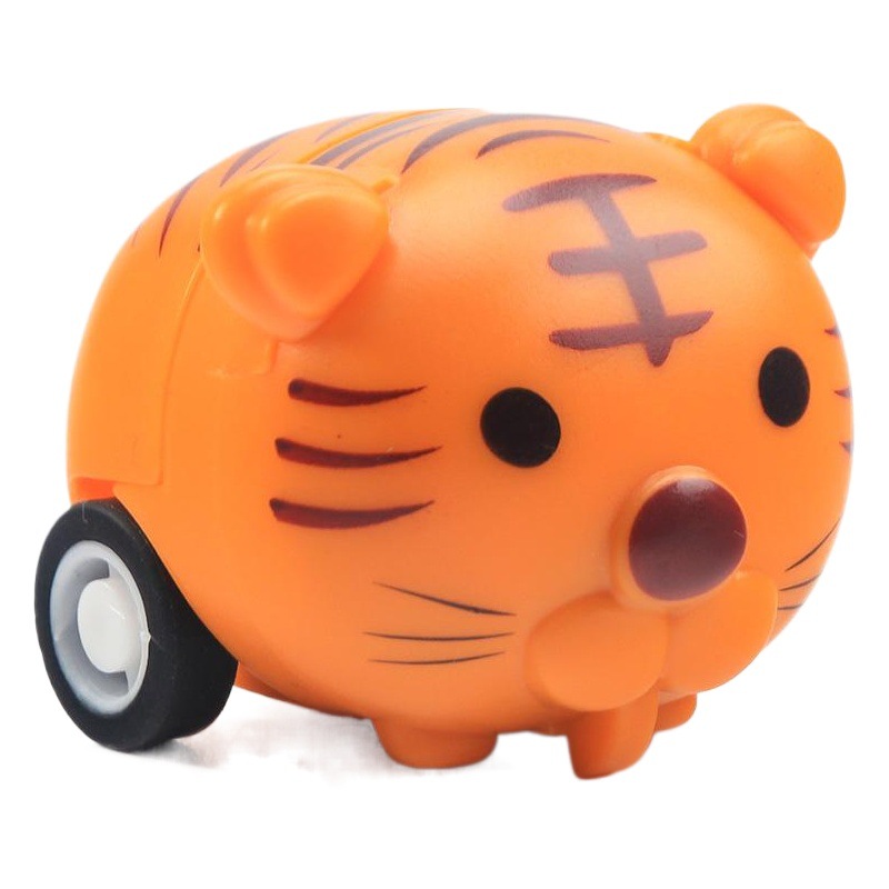 Coche de juguete para niños lindo animal de dibujos animados Tire hacia atrás coche kindergarten actividad pequeño regalo para niños