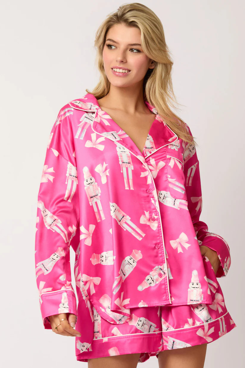 Casual Home Women's Casual Sweet Cartoon Color Block Polyester Printing Pocket Shorts Sets Pajama Sets display picture 7