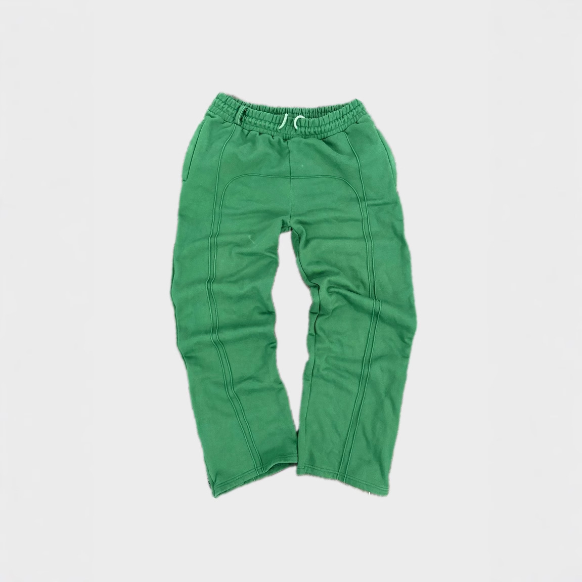 Spot 2025 marca de moda ins pantalones de pierna ancha de nicho de color sólido deportes sueltos hombres y mujeres pantalones de protección de todo fósforo de moda al por mayor
