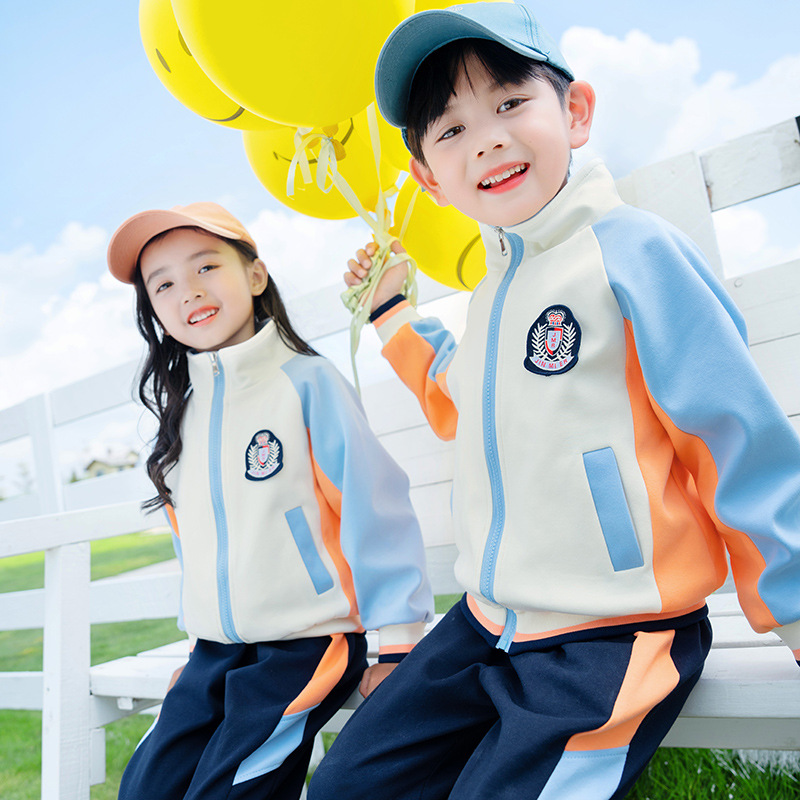 Uniforme scolaire pour les élèves du primaire printemps et automne costume maternelle Jardin vêtements de classe automne vêtements vêtements de classe pour enfants vêtements de sport deux trois quatre pièces costume