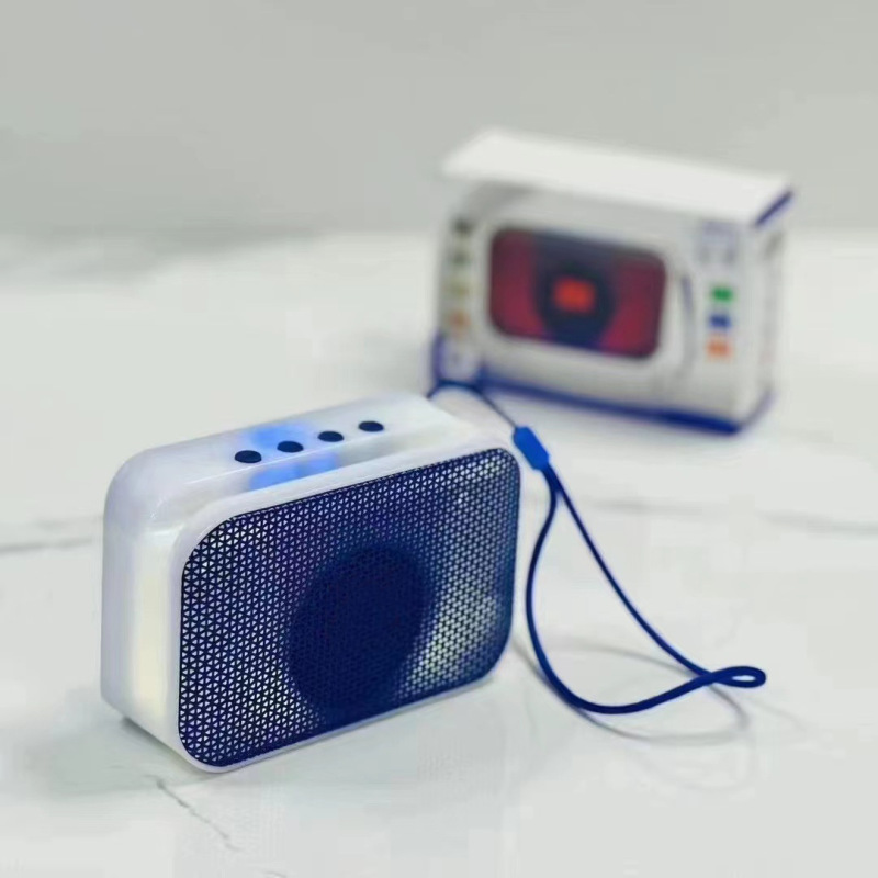 A011蓝牙音箱低音炮户外大音量便携式插卡家用氛围灯桌面迷你音响|undefined