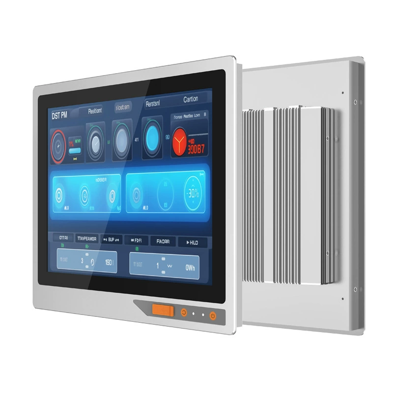 17-inch fully enclosed embedded touch industrial control all-in-one computer with front USB interface capacitive industrial tablet windows