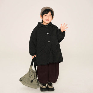 Changguo children's clothing boys' cotton-padded jacket winter new children's mid-length cotton-padded jacket children's baby warm cotton-padded jacket