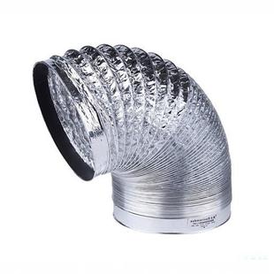 Fume Pipe Fan Smoke Exhaust Duct Thickened Aluminum Foil Telescopic Hose Ventilation Pipe Fume Duct Kitchen
