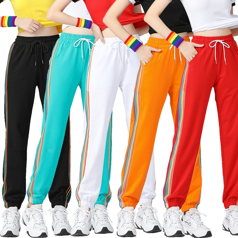 2022 Beijianali Square Dance Costume Spring and Summer Short-sleeved T-shirt Letters Pants Square Dance Sports Leisure Clothing