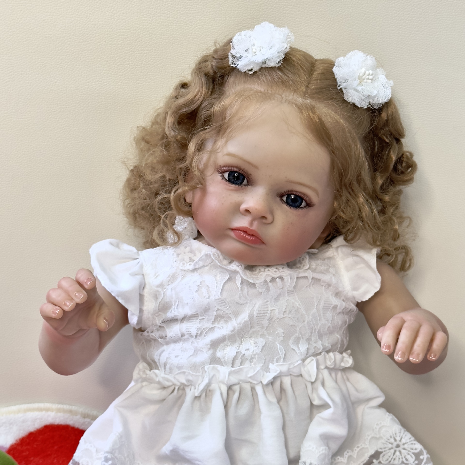 60cm simulación bebé renacido muñeca tutti sangre venosa seda visible transfronteriza e-commerce suministro de una sola pieza de entrega