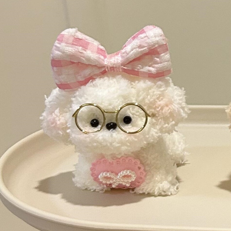 ツイスト子犬完成品かわいい子犬人形手作り子犬振り子プレゼントDIYぬいぐるみ犬プレゼント|undefined