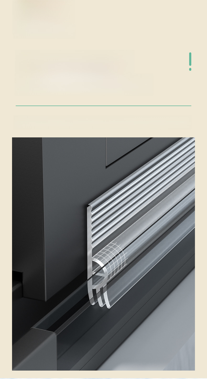 Sliding window sealing strip window windshield artifact gap filling plug strip plastic steel window windshield sealing window waterproof strip