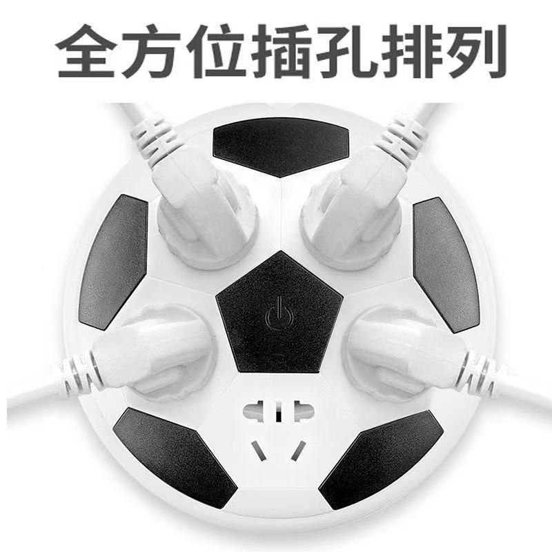 Fábrica directa de exportación de fútbol comercio exterior de alta potencia placa de conexión de conexión multi-interruptor 3USB enchufe de fila estándar estadounidense