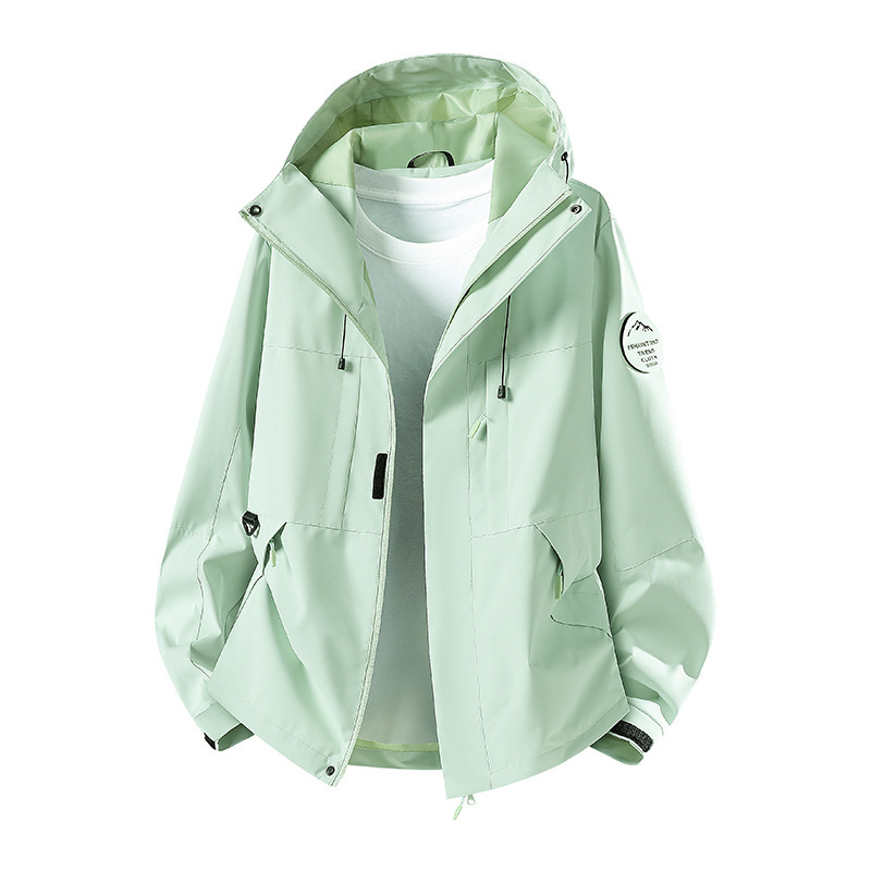 2026【Oriental Camel Manufacturer】Men's Single-Layer Outdoor Jacket, Windproof and Waterproof, Couple's Mountaineering Clothing, Trendy 2026【Oriental Camel Manufacturer】Men's Single-Layer Outdoor Jacket, Windproof and Waterproof, Couple's Mountaineering Clothing, Trendy
