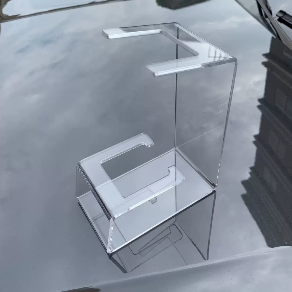 亚克力展示架美容美发仪陈列架按摩理疗仪托架吹风机展架胡须刀