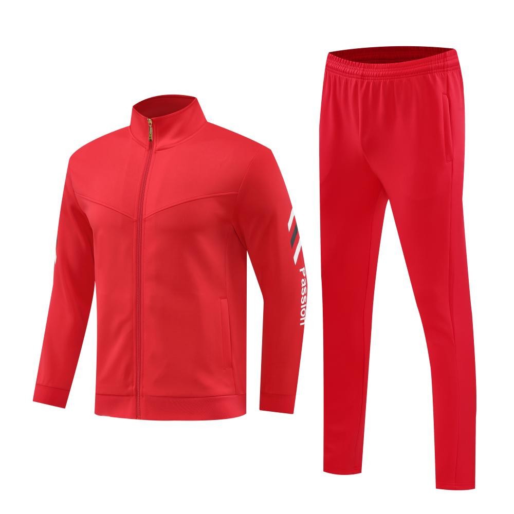 Factory straight batch 2024 autumn and winter long sleeve long zipper coat trousers casual sports suit adult children's training clothes