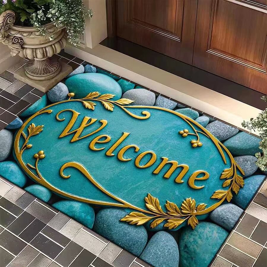 Nordischer Kieselgur Badezimmervorleger Rutschfest Schnelltrocknend_voghion.com