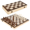 Big wooden foldable magnetic strategy game, handheld set, wholesale