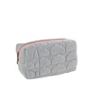 High quality cream handheld cosmetic bag to go out, capacious storage bag