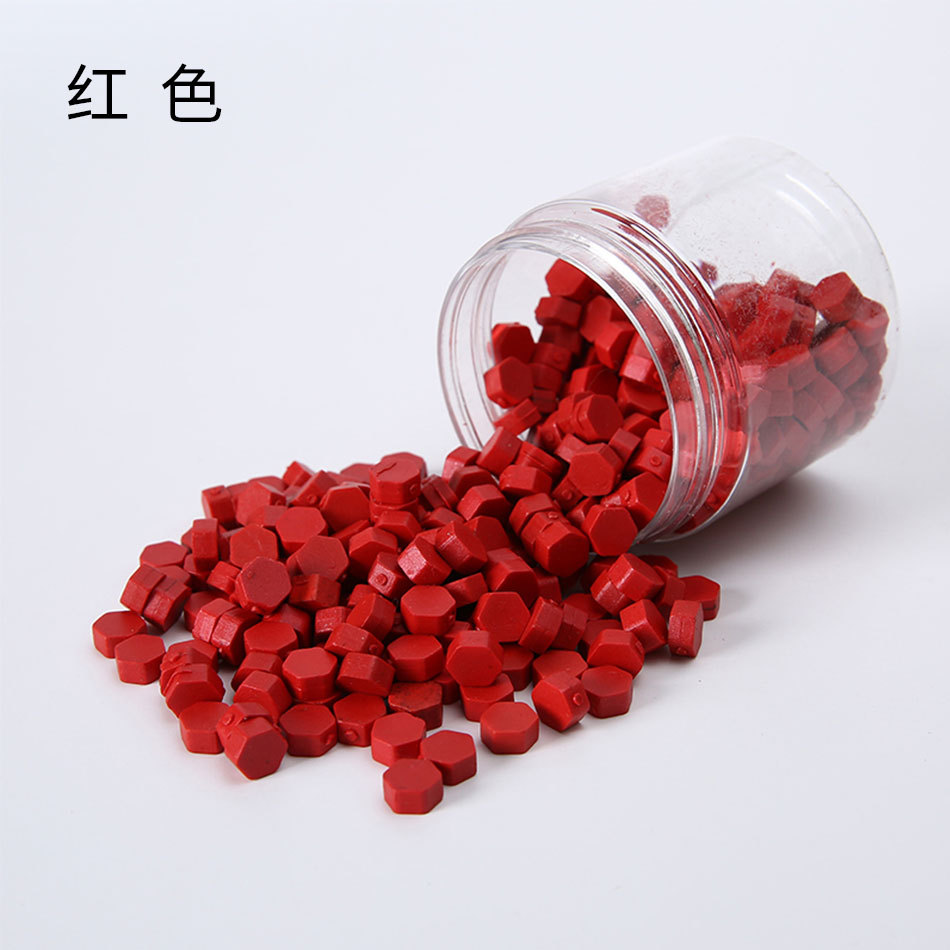 Macaron en caja de 50 colores, cera de pintura de fuego de color mixto, cera de botella granular mate, 60g, peso neto, aproximadamente 38g, sobre, cera sellada