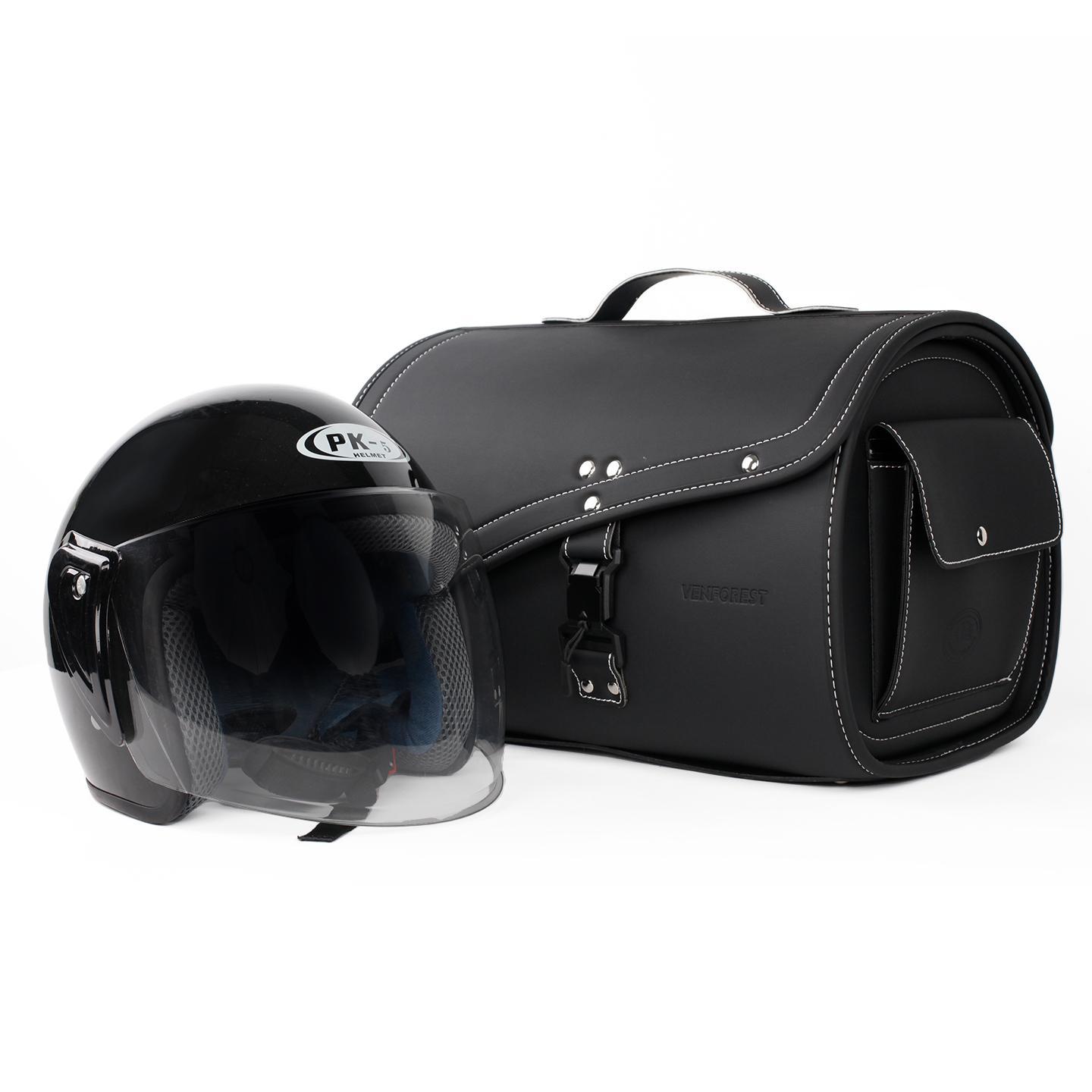 Best-selling motorcycle tail box for Suzuki scooters and electric bikes, suitable for full-face and half-face helmets, with bottom fixation