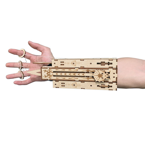 Game peripheral weapons handmade diy assembled hidden sword toy model assassin sleeve arrow ejection wooden hidden weapon props