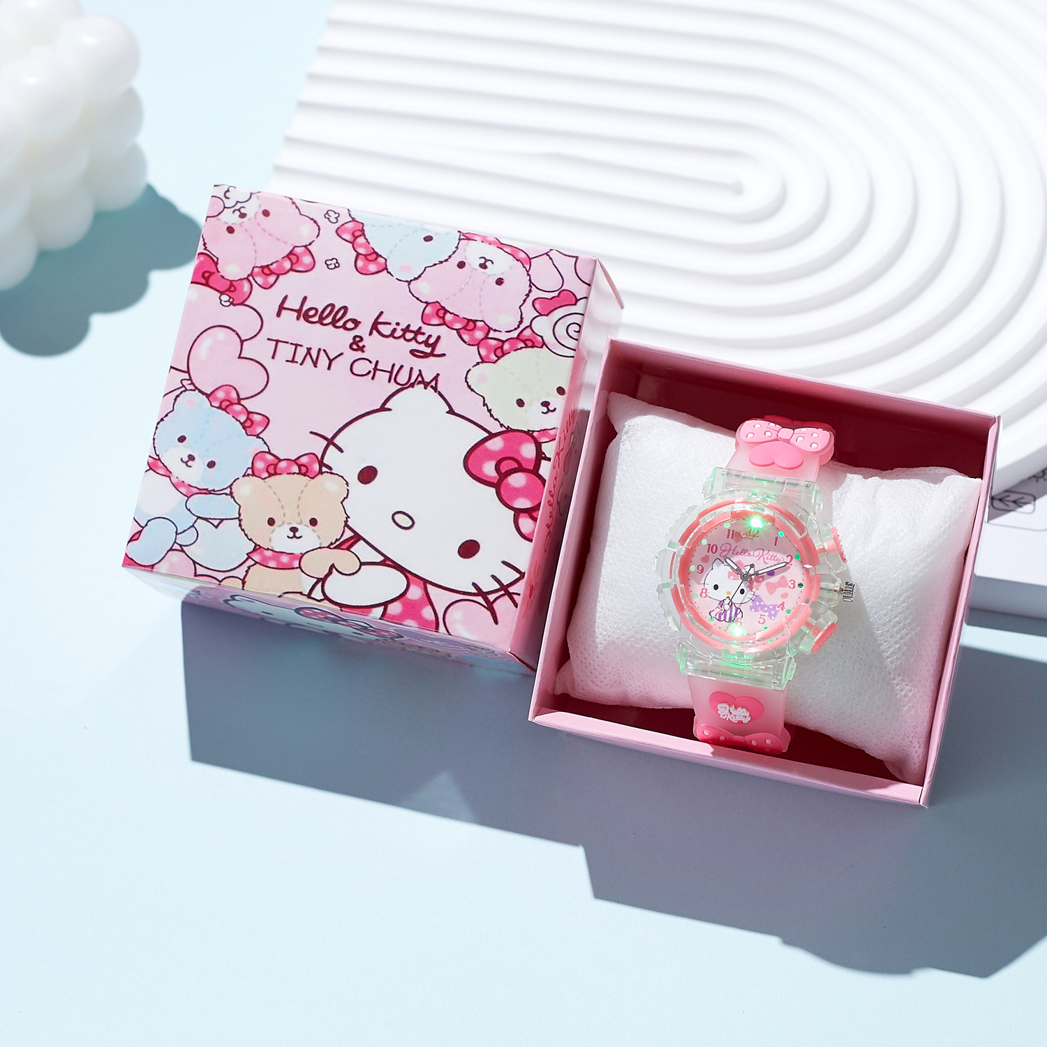 New Silicone Cartoon Watch Student Children's Watch Luminous Luminous Light Watch