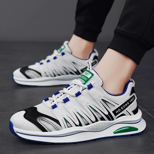 White and green