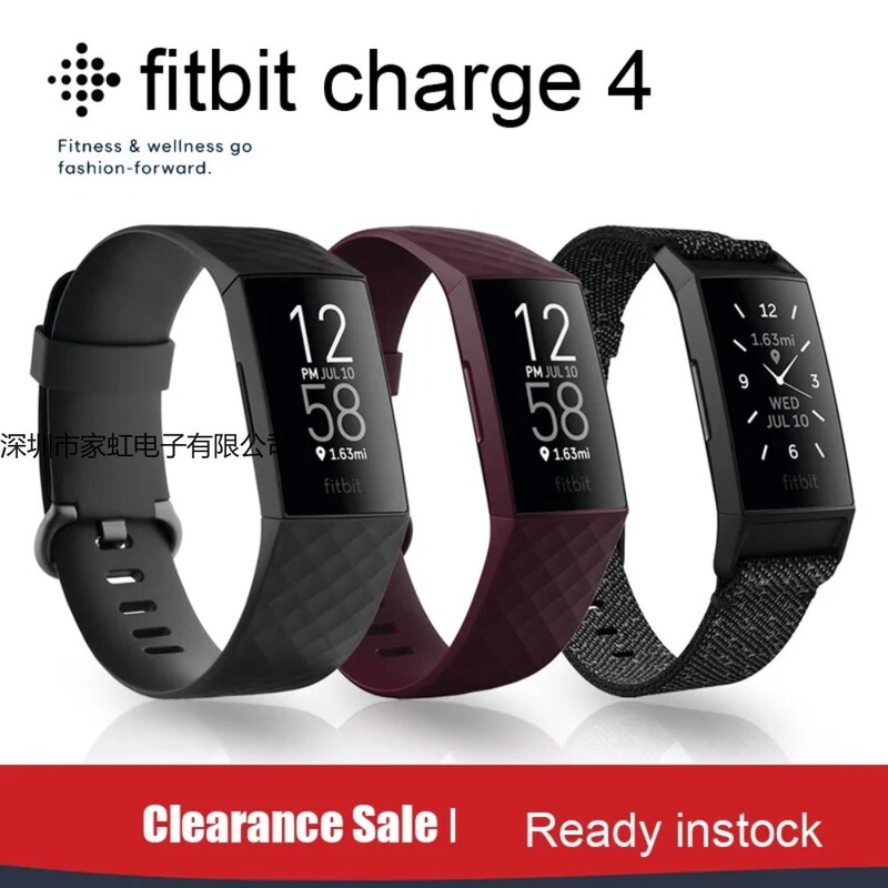 Original Fitbit Charger 4 Smart Watch Band for Men Women Spo
