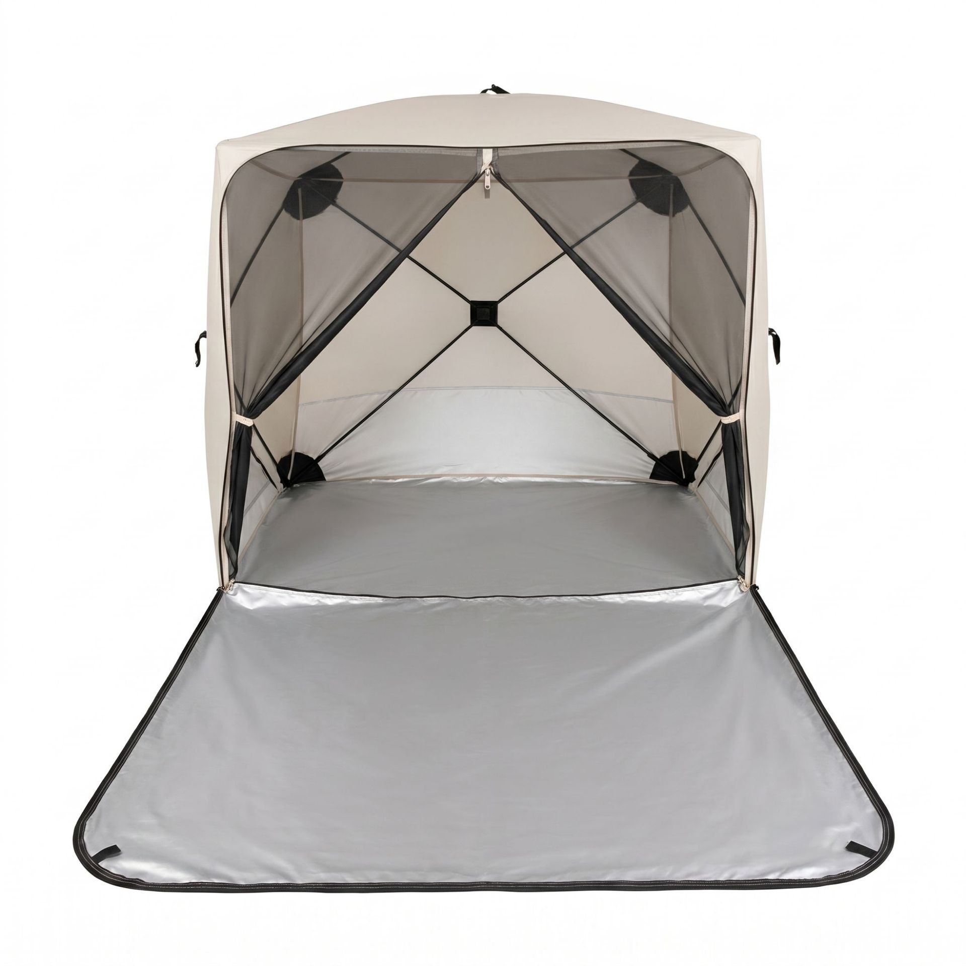 Quick-Open Mosquito-Proof Portable Park Tent, No Need to Set Up, Breathable Sunshade Tent, Outdoor Family Picnic Leisure Tent