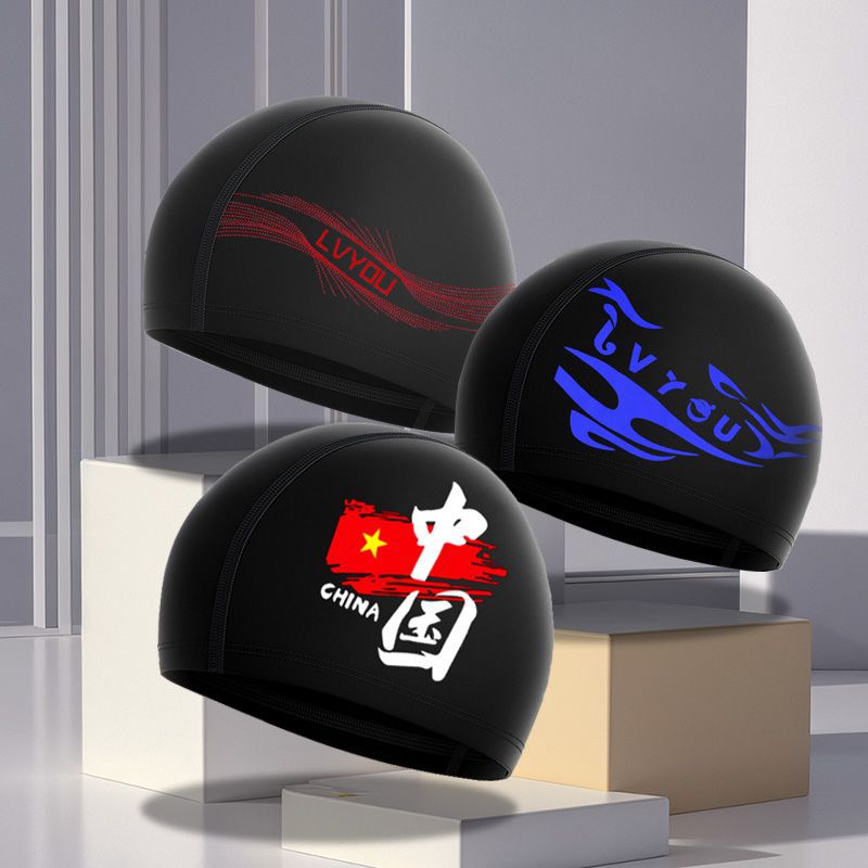 Sombrero de nadador verde, sombrero de nadador de spandex, sombrero de nadador de cabello largo, sombrero de nadador de aguas termales, sombrero de nadador para adultos, unisex, piscina, comercio exterior