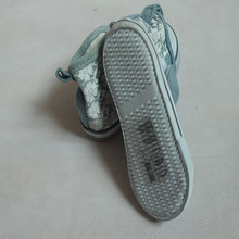 批发H家女童牛仔印花高帮休闲童鞋,儿童学步鞋,运动鞋,帆布板鞋