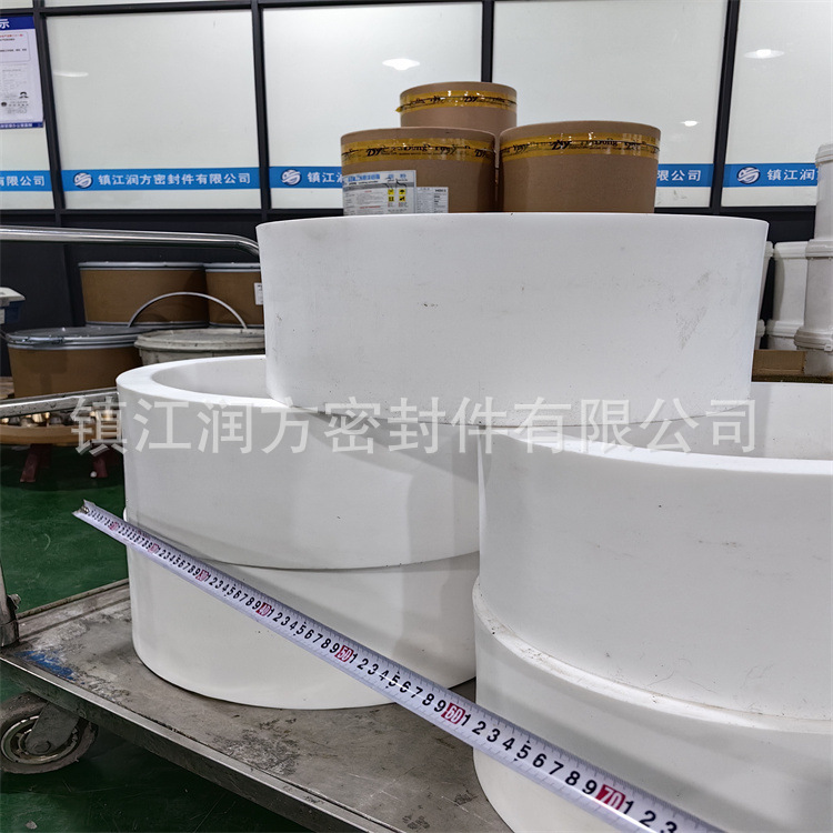 供应大尺寸四氟管  大规格聚四氟乙烯模压管板棒件制品 PTFE大管