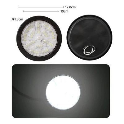 Tail Light Rubber Light Led Trailer: Tail light - 4inch-cimc-single-lamp-lens-type-white