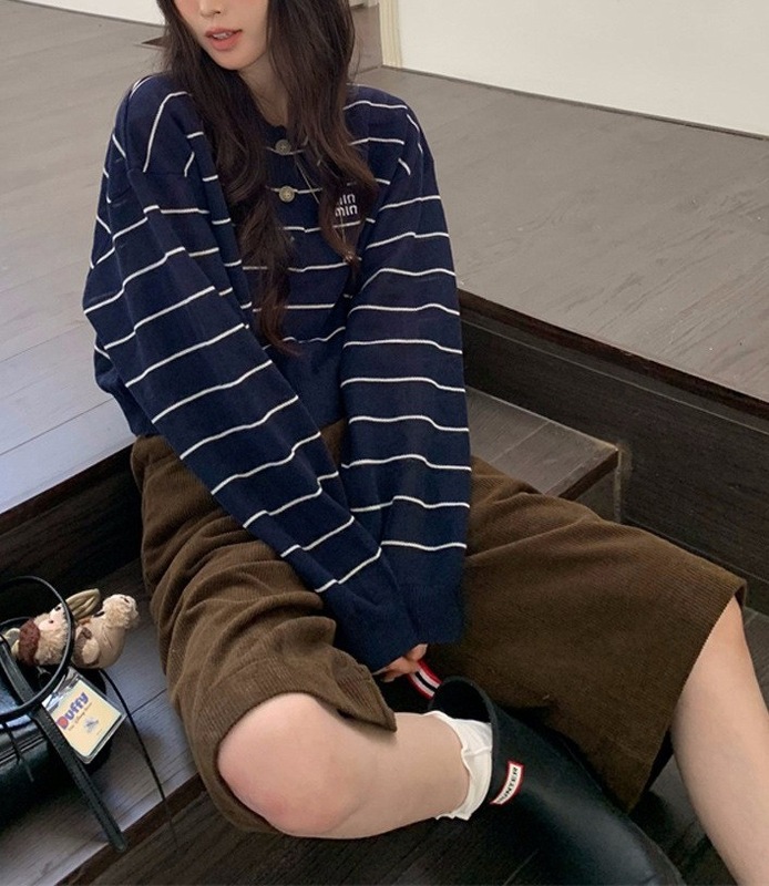 源创~复古灯芯绒七分中裤女直筒阔腿短裤秋冬高腰宽松显瘦休闲裤|undefined