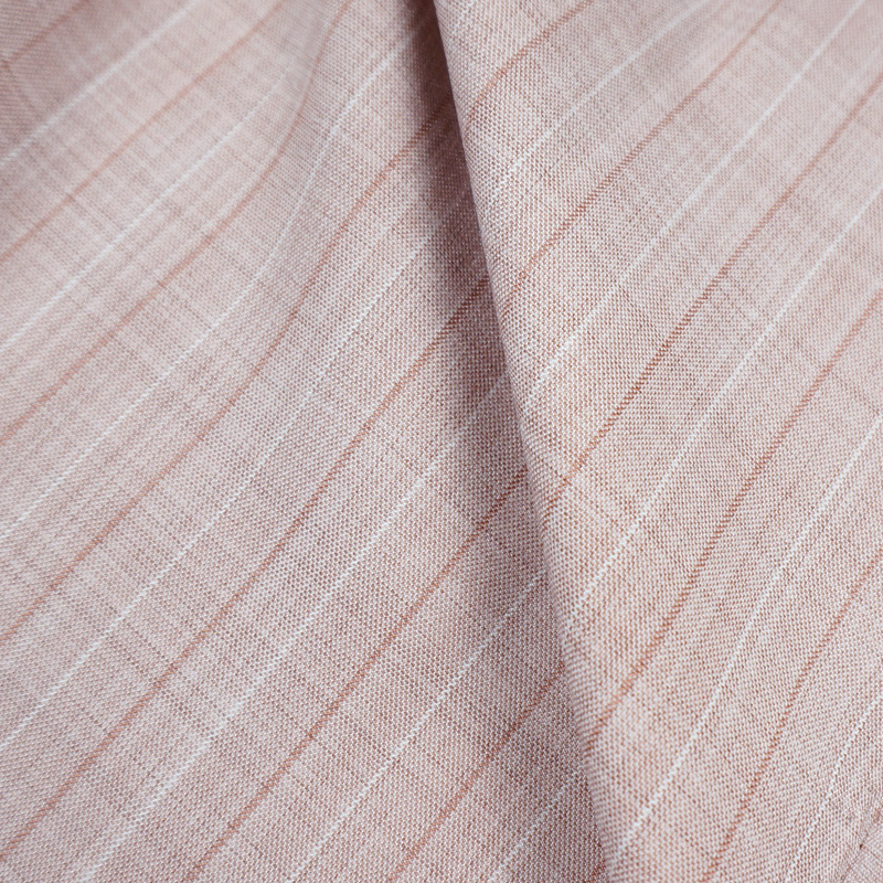 阔腿裤装竖条纹面料 梭织涤纶弹力条子布 西装套装裙制服工装X20