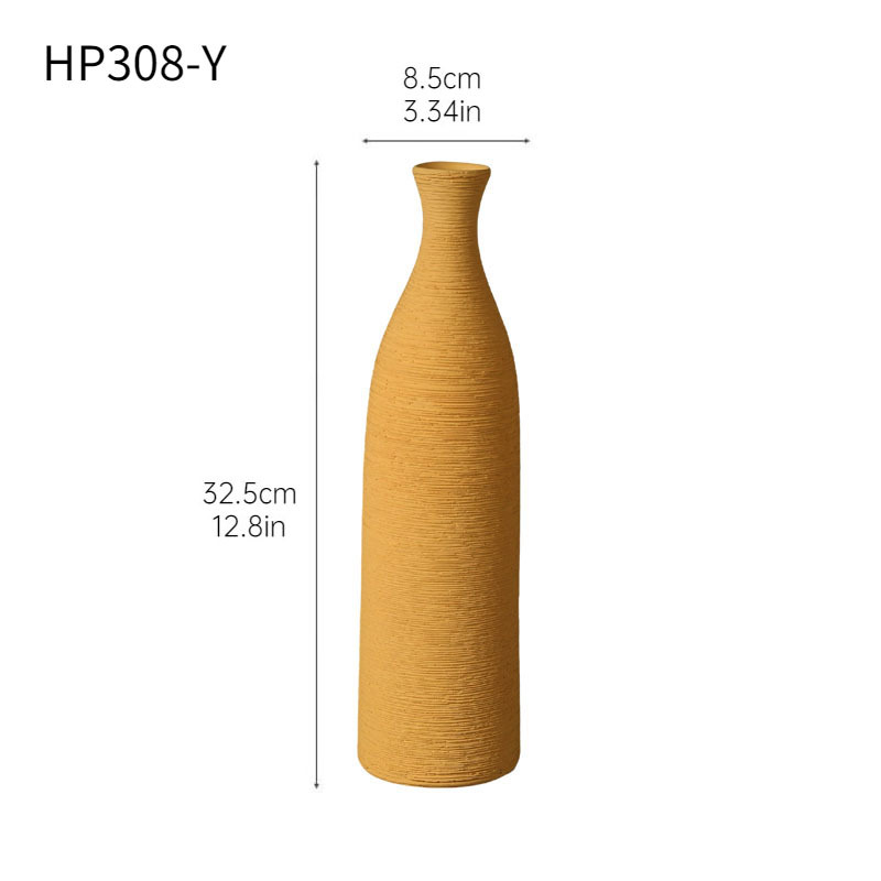 Vento tranquilo estilo japonés vasos de cerámica blancos dibujados modelo sala de estar decoración de la mesa decoración del hogar decoración floral