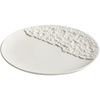 Steak plate Ceramic western disk dish, Creative Advanced Sensory Hotel Tableware Motive Centers Disc Chamber Plate