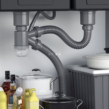 厨房洗菜盆水槽双槽下水管道洗碗池配件水池下水器排水管防臭套装