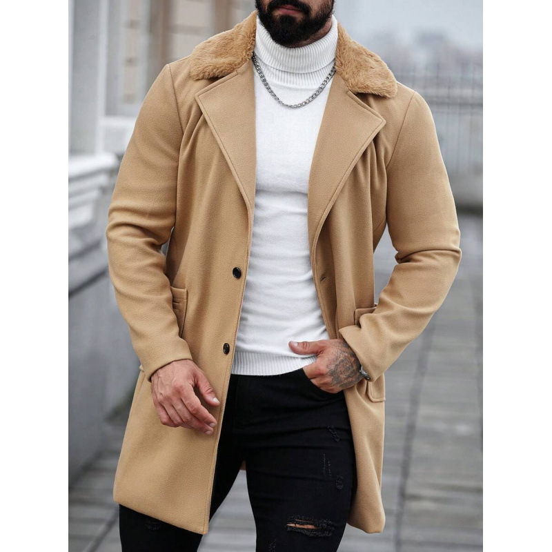 L 48026 Hombre delgado trench coat hombre delgado trench coat