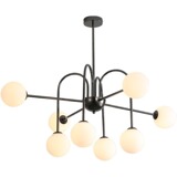 Ретро креативная современная люстра для гостиной, лампа для спальни, светильник, французский ретро стиль