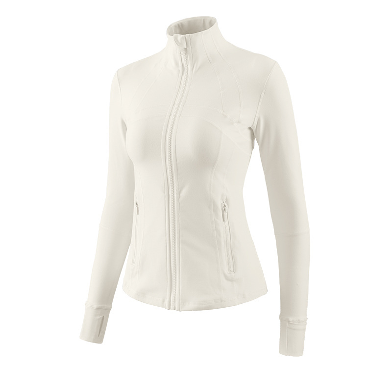 Stand-up Collar Yoga Clothes, Thin High-end Pilates Fitness Top, Fitness Clothes For Women_desvips.com