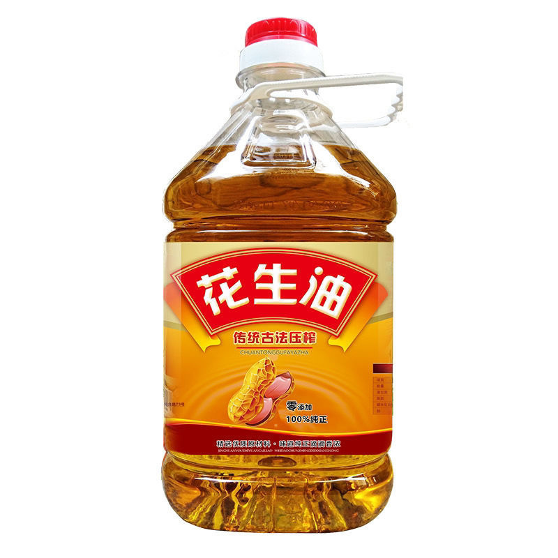 斤纯香农家好商用物理自榨桶装花生油家用健康压榨食用油花生油5|undefined