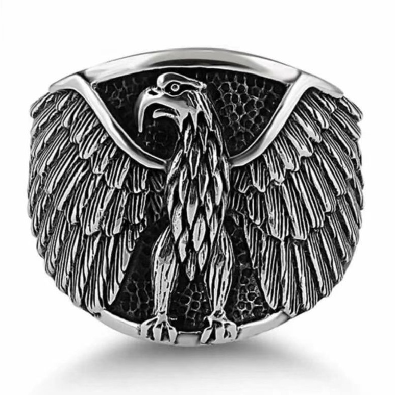 Retro design ring hip-hop style