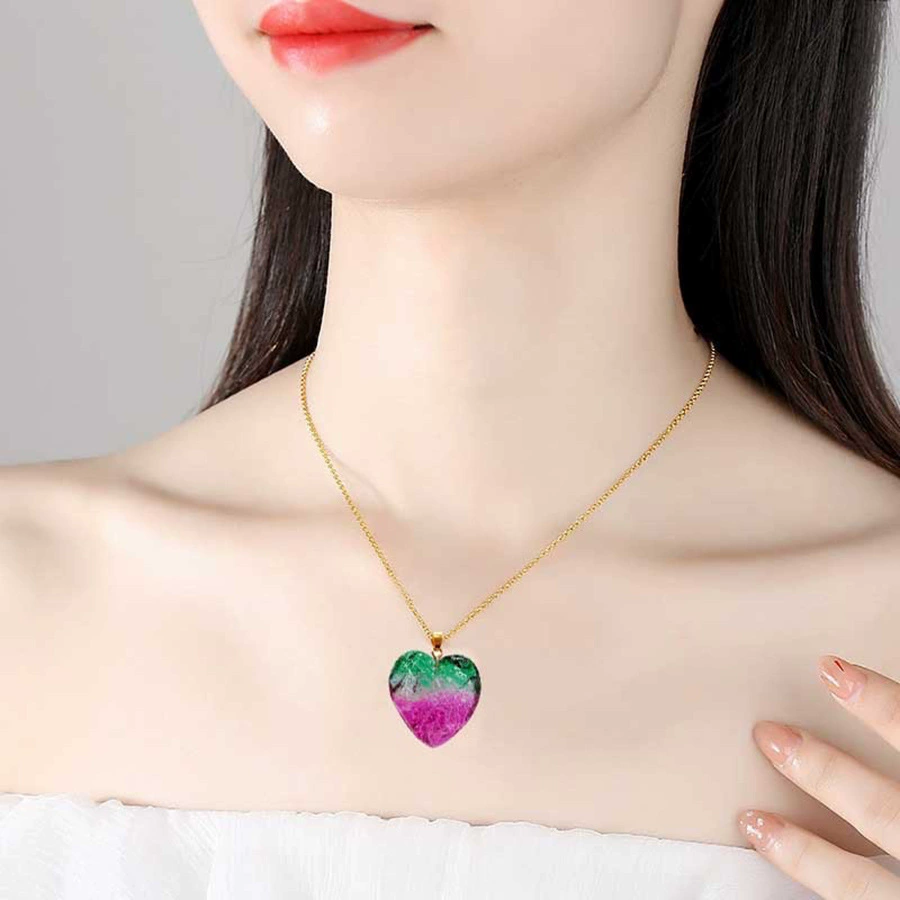 Pendant, tape heart shaped, necklace, accessory, accessories, handmade, European style