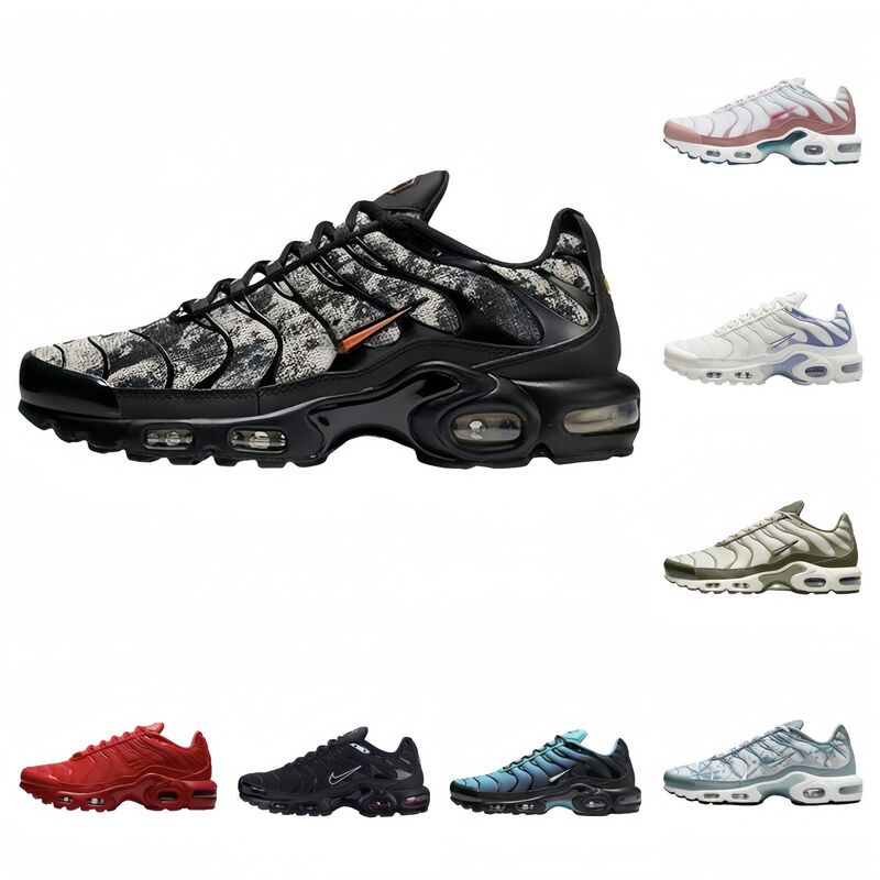 Cross-Border New Large Size Tn Full-Length Air-Cushion Shoes Fabric Gradient Mesh Running Shoes Men's and Women's Casual Sports Basketball Shoes