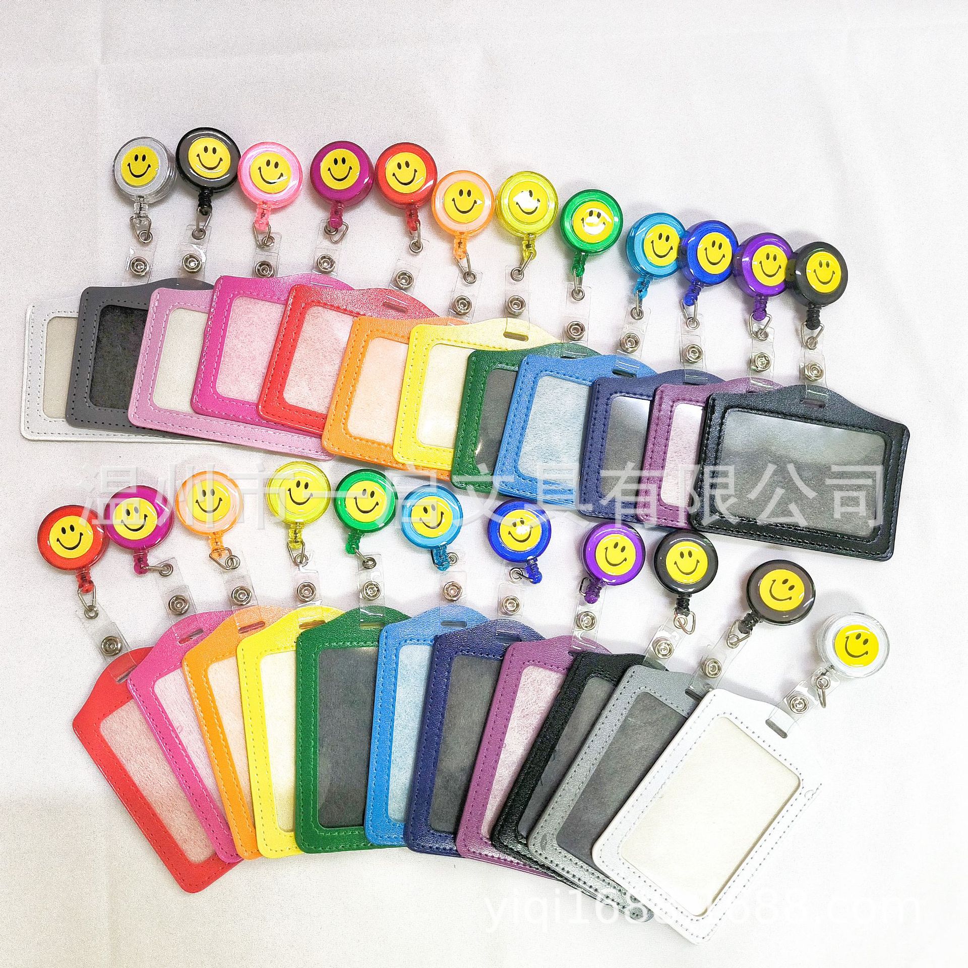 伸缩扣配套证件套厂牌医生胸牌夹子伸缩扣护士胸卡工作牌易拉扣|ru