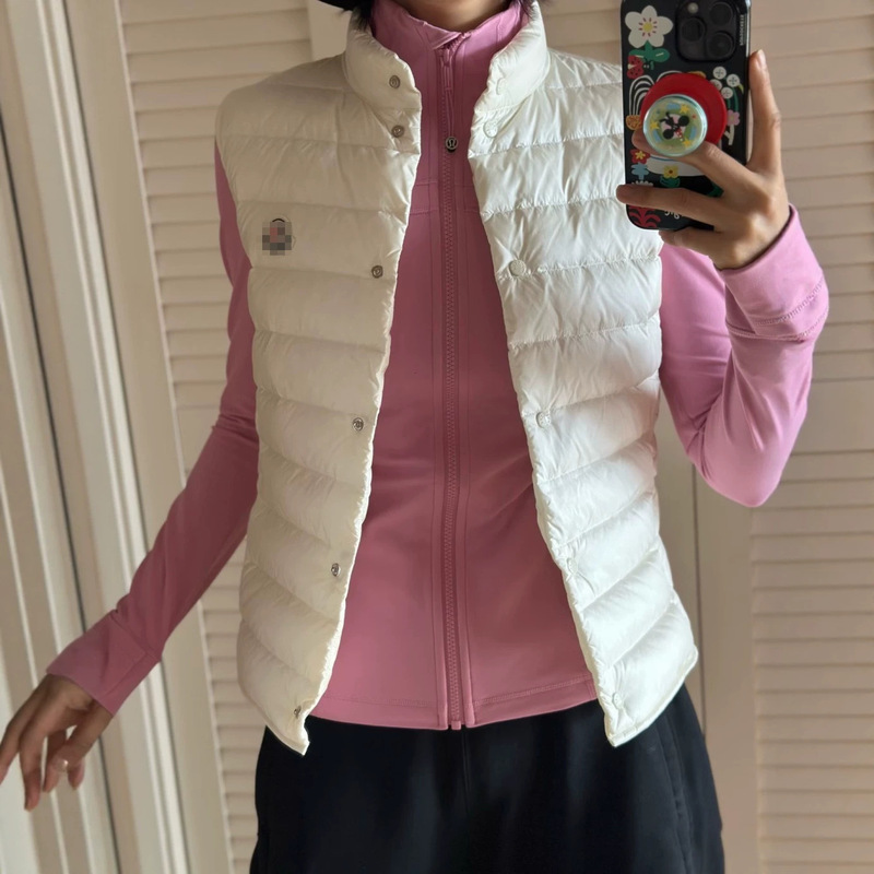 Mengkou lightweight down vest for women 2026 autumn and winter Nanyou women's clothing goose down slim-fit inner layer down jacket vest Mengkou lightweight down vest for women 2026 autumn and winter Nanyou women's clothing goose down slim-fit inner layer down jacket vest