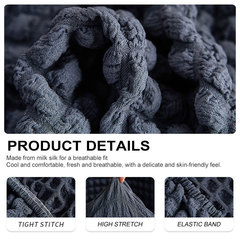 Bubble yarn sofa cover all-inclusive European and American single sofa cover wholesale cross-border new products pure color coffee chair cover anti-cat claw 