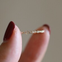 ���� S925���������ʯ��ָС�����Ψ��ʱ�г�������ָ��R03163