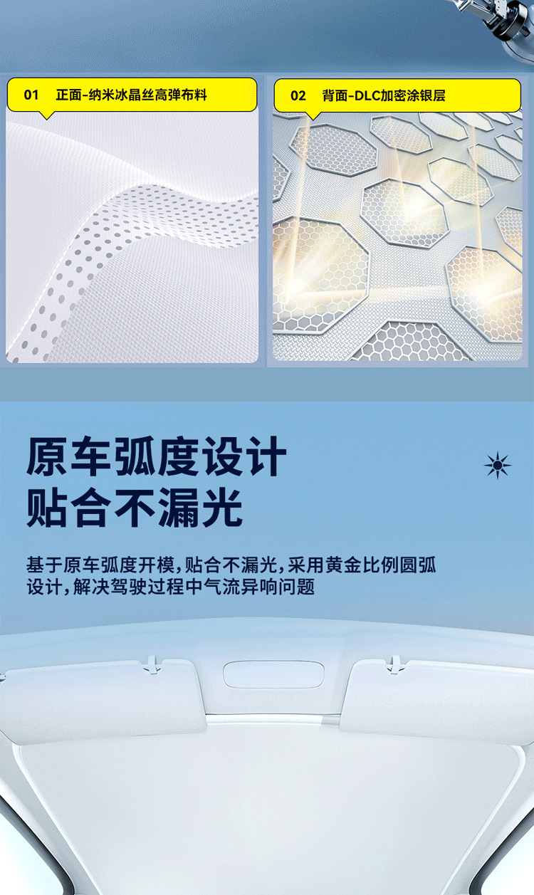 Suitable for Jihu T5/S5/Koala S Ice Crystal Canopy Sunshade Accessories Sun Protection and Heat Insulation Split Sunshade