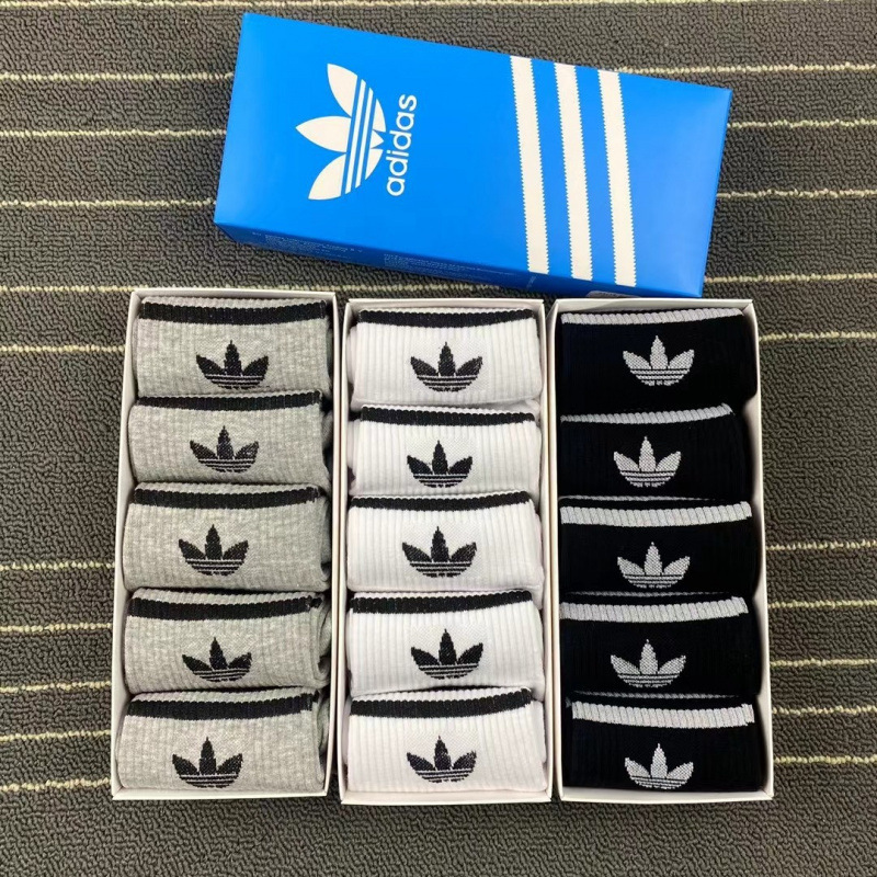 Double Boxed Three-Leaf Socks, Three-Stripe Basketball Sports Socks, Cross-Border Dropshipping, Can Be Directly Mailed to Your Home