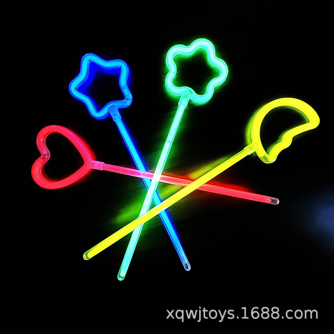 Accesorios de varilla fluorescente varilla luminosa modelado varilla flash plástico con conector gafas de cabello conector de linterna brillante
