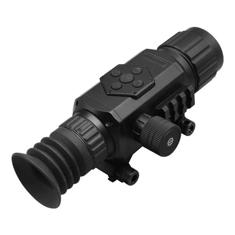 Тепловизионный прибор ночного видения Tactical, Wi‑Fi, крест‑прицел, чёрный, для леса и наблюдения за птицами